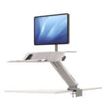 Lotus™ RT Sit-Stand Workstation – Single white